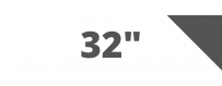 Hasta 32 pulgadas
