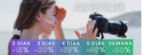 Alquiler de material fotográfico al mejor precio - Ganga Electrónica